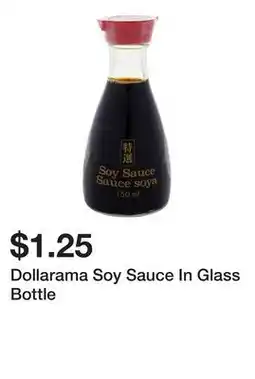 Dollarama Dollarama Soy Sauce In Glass Bottle offer