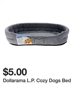 Dollarama Dollarama L.P. Cozy Dogs Bed offer