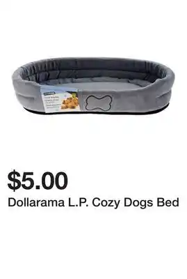 Dollarama Dollarama L.P. Cozy Dogs Bed offer