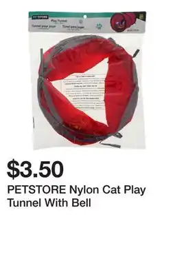 Dollarama PETSTORE Nylon Cat Play Tunnel With Bell offer