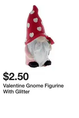 Dollarama Valentine Gnome Figurine With Glitter offer