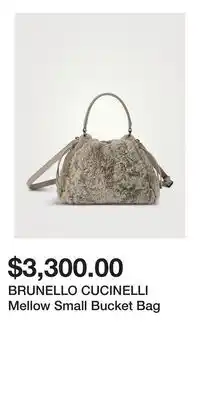 Holt Renfrew BRUNELLO CUCINELLI Mellow Small Bucket Bag offer
