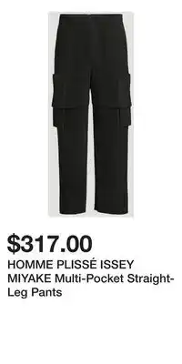 Holt Renfrew HOMME PLISSÉ ISSEY MIYAKE Multi-Pocket Straight-Leg Pants offer