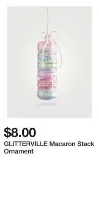 Holt Renfrew GLITTERVILLE Macaron Stack Ornament offer