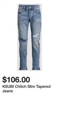 Holt Renfrew KSUBI Chitch Slim Tapered Jeans offer