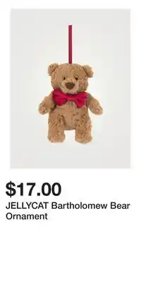 Holt Renfrew JELLYCAT Bartholomew Bear Ornament offer