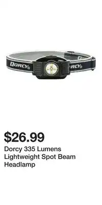 Mark's Dorcy 335 Lumens Lightweight Spot Beam Headlamp offer