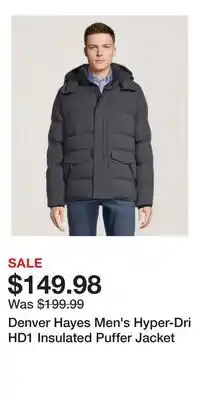 Mark's Denver Hayes Men's Hyper-Dri HD1 Insulated Puffer Jacket offer