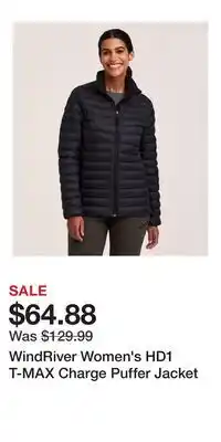 Mark's WindRiver Women's HD1 T-MAX Charge Puffer Jacket offer