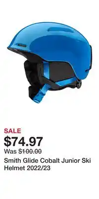 Sport Chek Smith Glide Cobalt Junior Ski Helmet 2022/23 offer