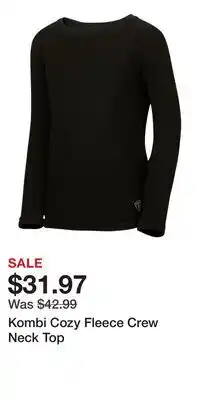 Sport Chek Kombi Cozy Fleece Crew Neck Top offer
