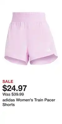 Sport Chek adidas Women's Train Pacer Shorts offer