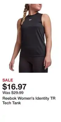 Sport Chek Reebok Women's Identity TR Tech Tank offer