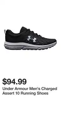 Sport Chek Under Armour Men's Charged Assert 10 Running Shoes offer