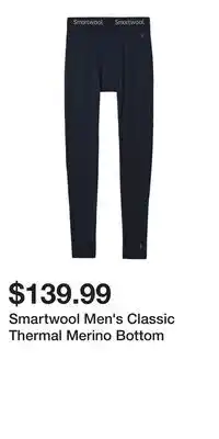 Sport Chek Smartwool Men's Classic Thermal Merino Bottom offer