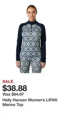 Sport Chek Helly Hansen Women's LIFA Merino Top offer