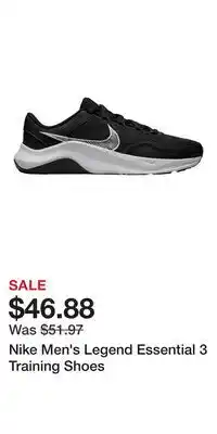 Sport Chek Nike Men's Legend Essential 3 Training Shoes offer