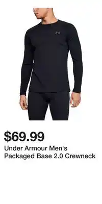 Sport Chek Under Armour Men's Packaged Base 2.0 Crewneck offer
