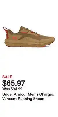 Sport Chek Under Armour Men's Charged Verssert Running Shoes offer