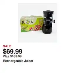 TSC Stores Rechargeable Juicer offer