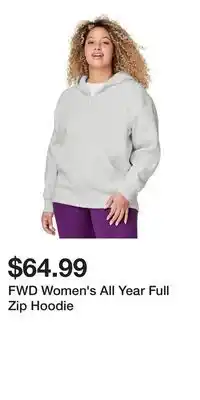 Sport Chek FWD Women's All Year Full Zip Hoodie offer