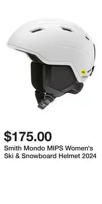 Sport Chek Smith Mondo MIPS Women's Ski & Snowboard Helmet 2024 offer