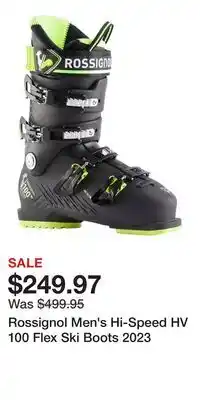 Sport Chek Rossignol Men's Hi-Speed HV 100 Flex Ski Boots 2023 offer
