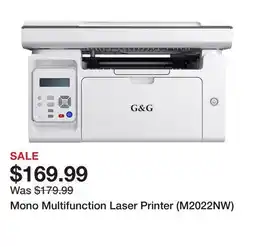 TSC Stores Mono Multifunction Laser Printer (M2022NW) offer