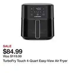 TSC Stores TurboFry Touch 4-Quart Easy-View Air Fryer offer