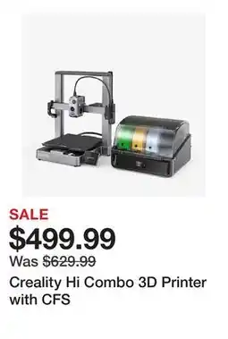 TSC Stores Creality Hi Combo 3D Printer with CFS offer