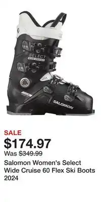 Sport Chek Salomon Women's Select Wide Cruise 60 Flex Ski Boots 2024 offer