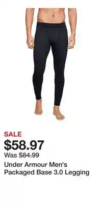 Sport Chek Under Armour Men's Packaged Base 3.0 Legging offer