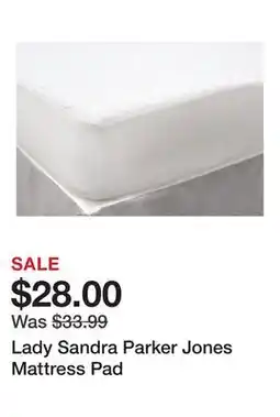 TSC Stores Lady Sandra Parker Jones Mattress Pad offer
