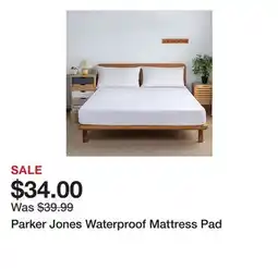 TSC Stores Parker Jones Waterproof Mattress Pad offer
