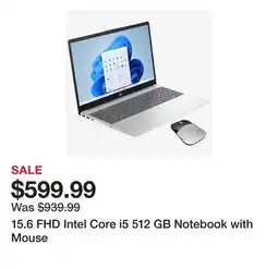 TSC Stores 15.6 FHD Intel Core i5 512 GB Notebook with Mouse offer