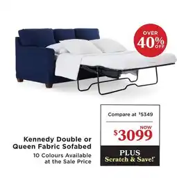 La Z Boy Kennedy Double or Queen Fabric Sofabed offer