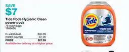 Costco Tide Pods Hygienic Clean power pods offer