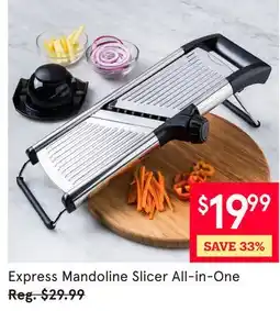 Kitchen Stuff Plus Express Mandoline Slicer All-in-One offer