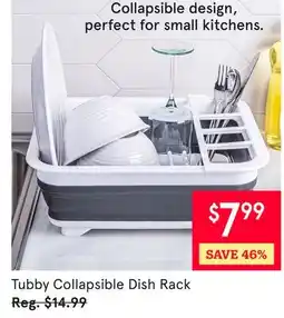 Kitchen Stuff Plus Tubby Collapsible Dish Rack offer