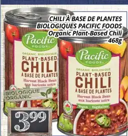 Supermarché PA CHILI À BASE DE PLANTES BIOLOGIQUES PACIFIC FOODS | Organic Plant-Based Chili offer