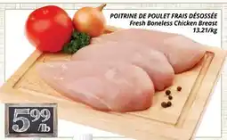 Supermarché PA POITRINE DE POULET FRAIS DÉSOSSÉE | Fresh Boneless Chicken Breast offer