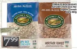Supermarché PA CÉRÉALES BIOLOGIQUES NATURE'S PATH ECO PAC | Organic Cereals offer