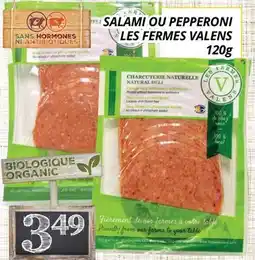 Supermarché PA SALAMI OU PEPPERONI LES FERMES VALENS offer