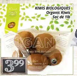 Supermarché PA KIWIS BIOLOGIQUES | Organic Kiwis offer