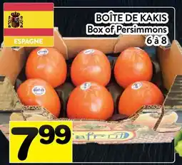 Supermarché PA BOÎTE DE KAKIS | Box Persimmons offer