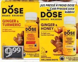 Supermarché PA JUS PRESSÉ À FROID DOSE | Cold-Pressed Juice offer