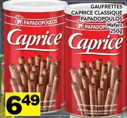 Supermarché PA GAUFRETTES CAPRICE CLASSIQUE PAPADOPOULOS | Wafers offer