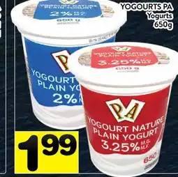 Supermarché PA YOGOURTS PA | Yogurts offer