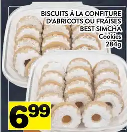 Supermarché PA BISCUITS À LA CONFITURE D'ABRICOTS OU FRAISES BEST SIMCHA | Cookies offer