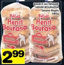 Supermarché PA BAGELS AU SÉSAME HENRI BOURASSA | Sesame Bagels offer